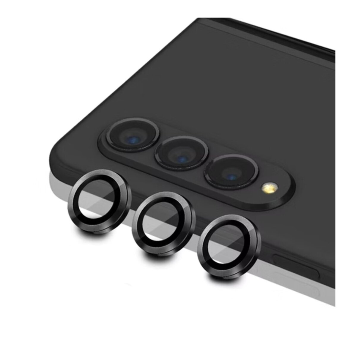 Samsung Z FOLD7 5G apsauginis black Mr. Monkey galinės kameros stiklas