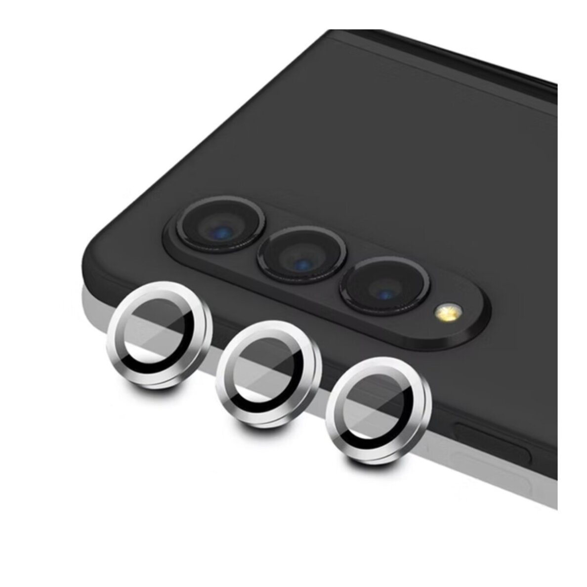 Samsung Z FOLD7 5G apsauginis silver Mr. Monkey galinės kameros stiklas