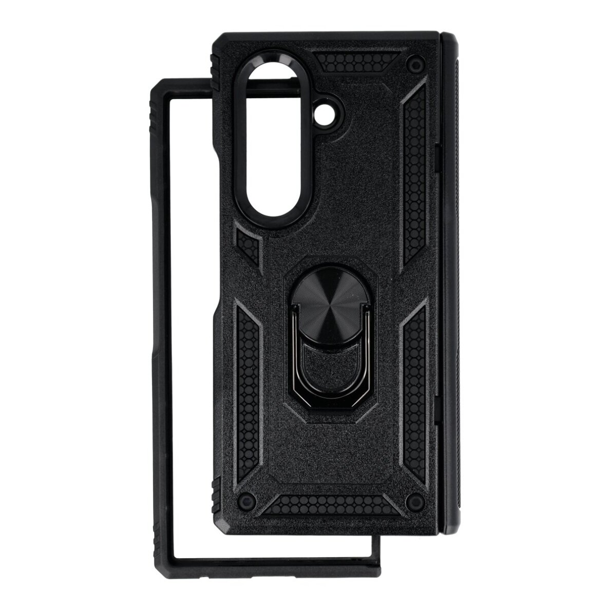 Samsung Z FOLD7 5G black RING ARMOR nugarėlė