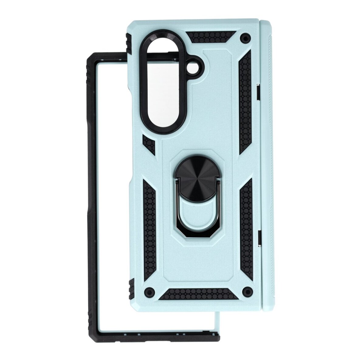 Samsung Z FOLD7 5G turquoise RING ARMOR nugarėlė