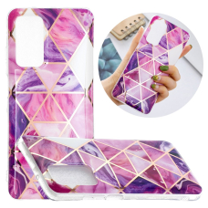 Samsung A02s/A03s Tracy nugarėlė Geometric Purple/White