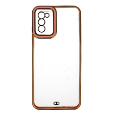 Samsung A02S/A03S skaidri+šv.rožinė ANGEL EYES nugarėlė