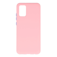 Samsung A02s/A03s šviesiai rožinė SOLID SILICONE nugarėlė