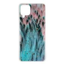 Samsung A12 Gold Glam Peacock nugarėlė