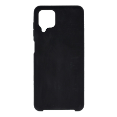 Samsung A12 juoda SILICONE nugarėlė