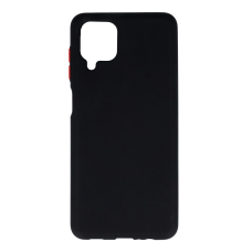 Samsung A12 juoda SOLID SILICONE nugarėlė