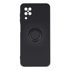 Samsung A12 juoda VENNUS SILICONE RING nugarėlė