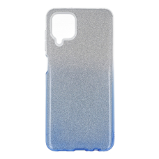 Samsung A12 mėlyna GLITTER3 nugarėlė
