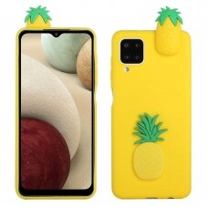 Samsung A12 Tracy 4D nugarėlė Pineapple