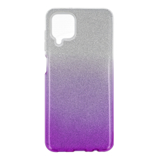 Samsung A12 violetinė GLITTER3 nugarėlė