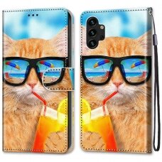 Samsung A13/A04s Tracy fashion dėklas Cat With Juice