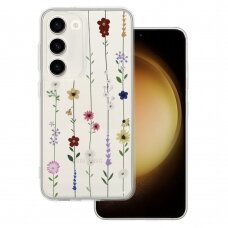 Samsung A13/A04s clear Flower nugarėlė Design4