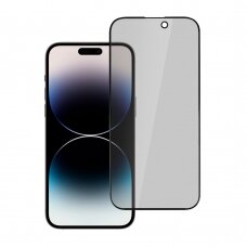 Samsung A13/A13 5G/A04S juodas pilnas 5D PRIVACY stiklas