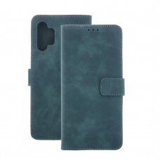 Samsung A14 5G dark green VELVET dėklas