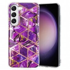 Samsung A14 5G Tracy nugarėlė Geometric Purple marble