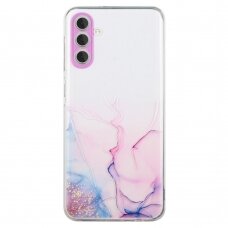 Samsung A14 5G Tracy nugarėlė LASER MARBLE Purple/Blue