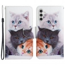 Samsung A15 5G Tracy fashion dėklas Three Cats