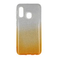 Samsung A20E aukso spalvos Glitter3 nugarėlė
