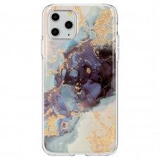 Samsung A21S MARBLE GLITTER nugarėlė Design3