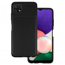Samsung A22 5G black CARBON FIBER nugarėlė