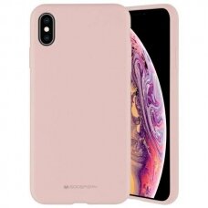 Samsung A22 5G pink sand MERCURY SILICONE nugarėlė