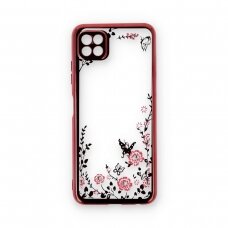 Samsung A22 5G rausva perfect FLOWERS nugarėlė