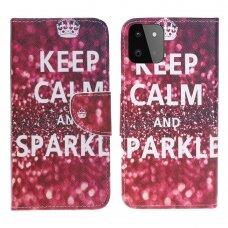 Samsung A22 5G Tracy fashion dėklas ,,Keep Calm and Sparkle"