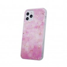 Samsung A23/A23 5G Gold Glam Pink Heart nugarėlė