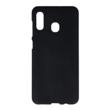 Samsung A30/A20 juoda SOFT FEELING nugarėlė