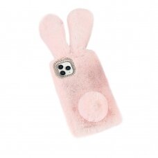 Samsung A32 5G šviesiai rožinė nugarėlė Fluffy rabbit
