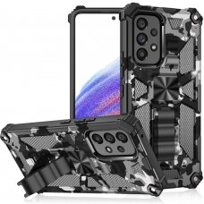 Samsung A33 5G juoda camouflage ARMOR METAL nugarėlė