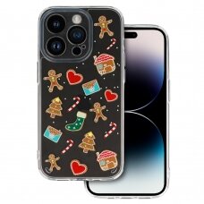 Samsung A34 5G clear Christmas nugarėlė Design 2