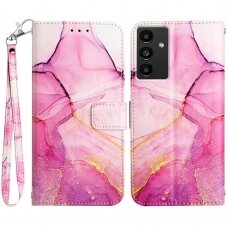 Samsung A54 5G Tracy fashion dėklas Marble Pink/Purple/Gold