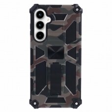 Samsung A35 5G green camouflage ARMOR METAL nugarėlė