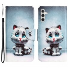 Samsung A35 5G Tracy fashion dėklas Cat with blue Eyes