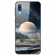 Samsung A40 picture glass nugarėlė White Planet