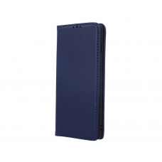 Samsung A42 5G mėlynas odinis GENUINE dėklas
