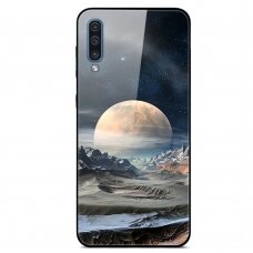Samsung A50 picture glass nugarėlė White Planet