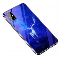 Samsung A51 BLUE RAY GLASS nugarėlė Elk