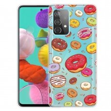 Samsung A52/A52 5G Tracy clear nugarėlė Donuts