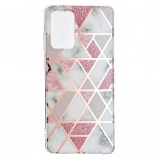 Samsung A52/A52 5G Tracy nugarėlė Geometric pink marble