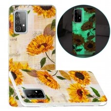 Samsung A52/A52 5G Tracy šviečianti tamsoje nugarėlė Sunflower