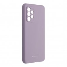 Samsung A52/A52 5G violetinė MERCURY SILICONE nugarėlė