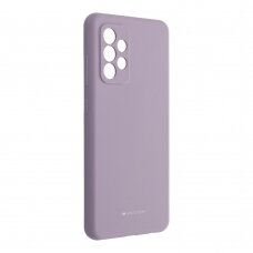 Samsung A52/A52 5G purple MERCURY SILICONE nugarėlė