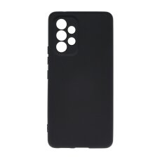 Samsung A53 5G juoda SILICONE LITE nugarėlė