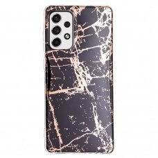 Samsung A53 5G Tracy nugarėlė Black&Gold Marble