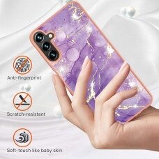 Samsung A54 5G Tracy nugarėlė MILKY WAY MARBLE Purple
