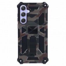 Samsung A55 5G green camouflage ARMOR METAL nugarėlė