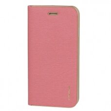 Samsung A6 2018 šviesiai rožinis VENBOOK dėklas
