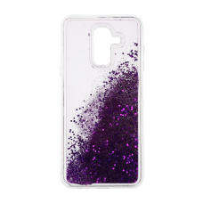 Samsung A6 PLUS 2018 violetinė WATER BALLS nugarėlė
